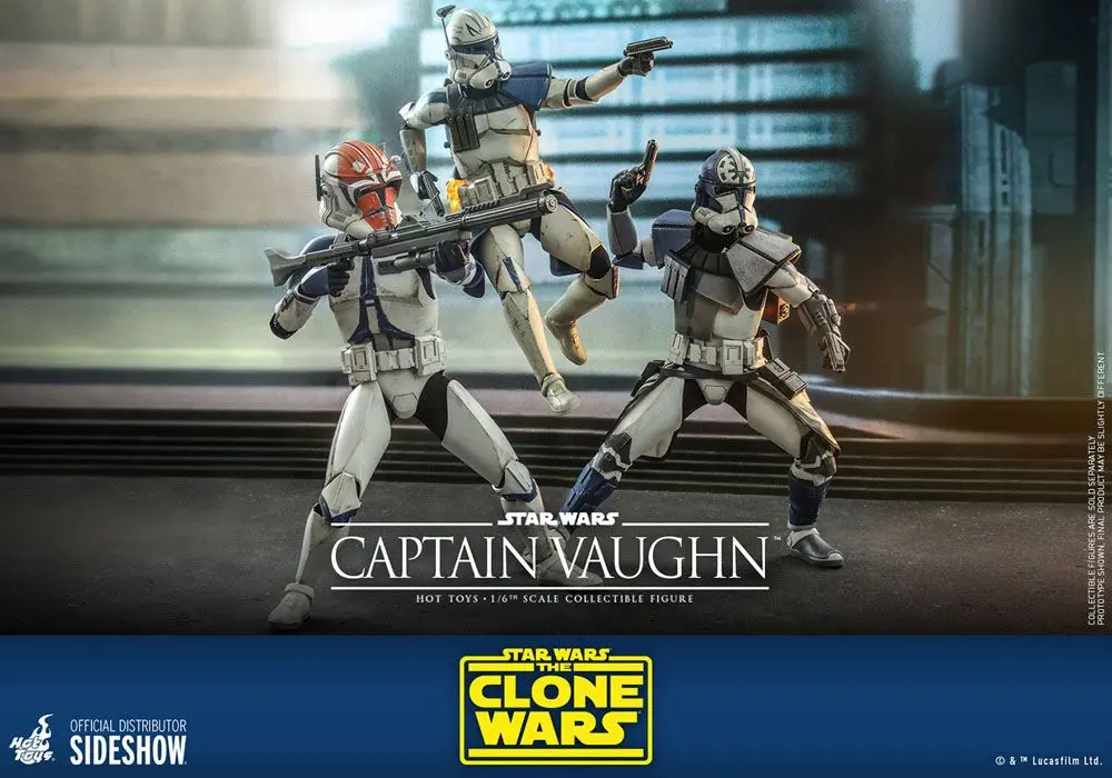 Star Wars The Clone Wars Actionfigur 1/6 Captain Vaughn 30 cm Produktfoto