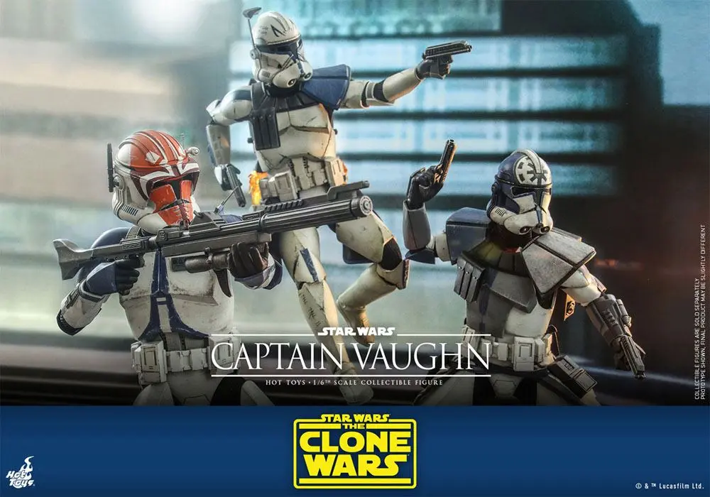 Star Wars The Clone Wars Actionfigur 1/6 Captain Vaughn 30 cm Produktfoto