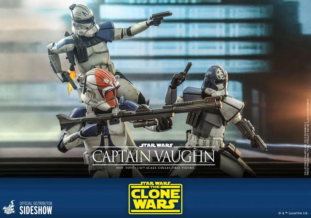 Star Wars The Clone Wars Actionfigur 1/6 Captain Vaughn 30 cm Produktfoto