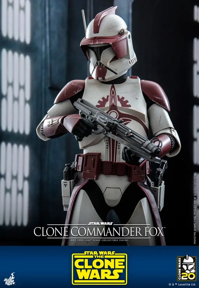 Star Wars: The Clone Wars Actionfigur 1/6 Clone Commander Fox 30 cm Produktfoto
