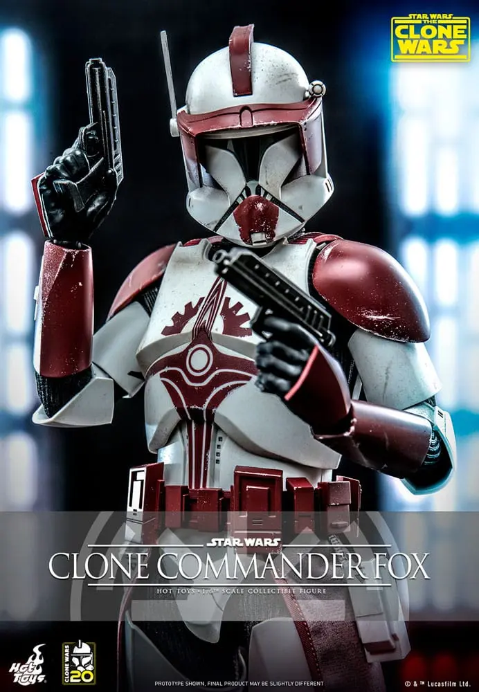 Star Wars: The Clone Wars Actionfigur 1/6 Clone Commander Fox 30 cm Produktfoto