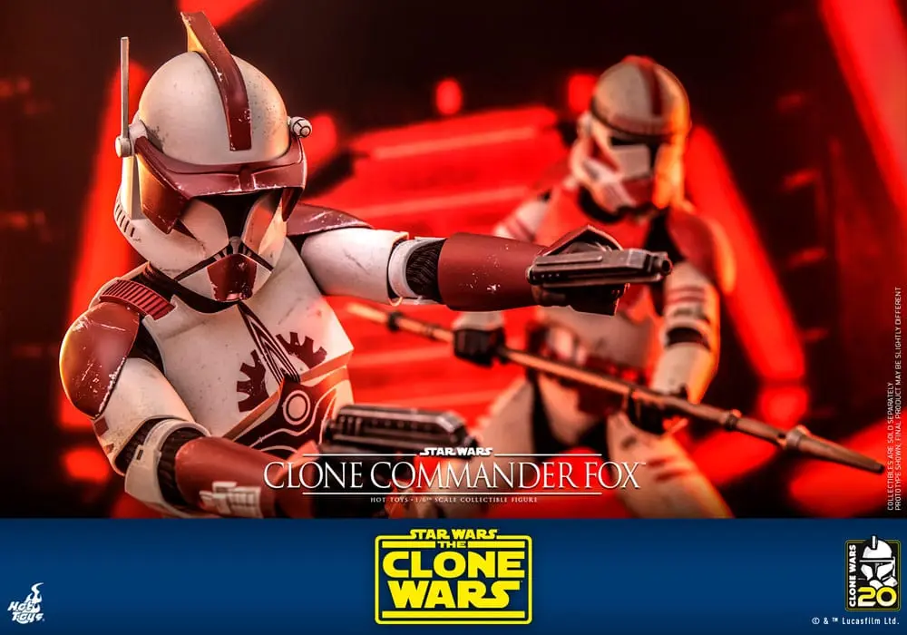 Star Wars: The Clone Wars Actionfigur 1/6 Clone Commander Fox 30 cm Produktfoto