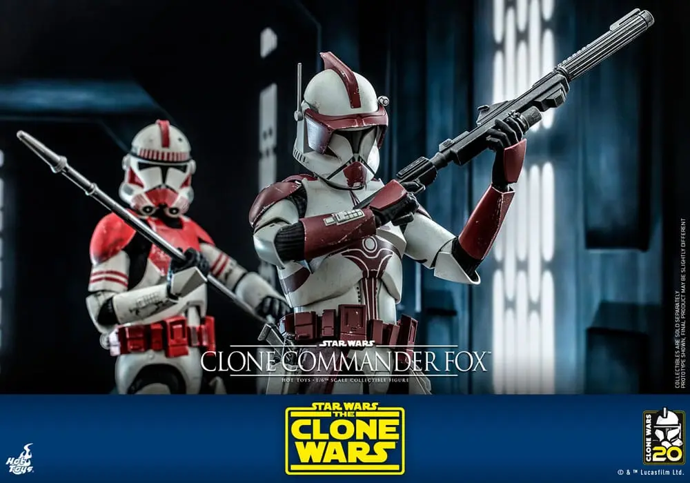 Star Wars: The Clone Wars Actionfigur 1/6 Clone Commander Fox 30 cm Produktfoto