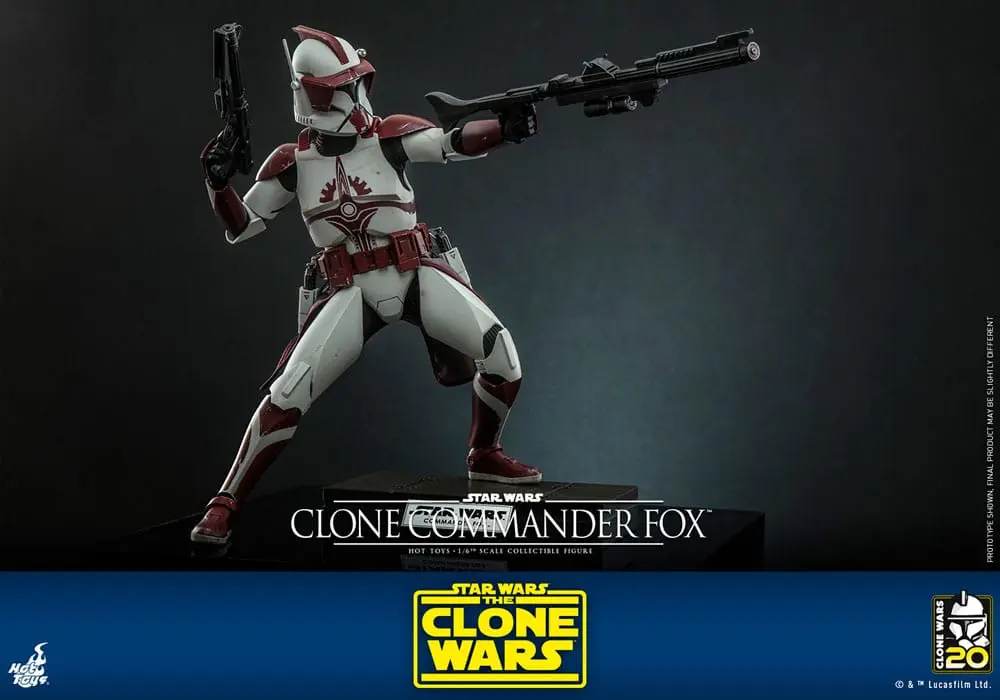 Star Wars: The Clone Wars Actionfigur 1/6 Clone Commander Fox 30 cm Produktfoto