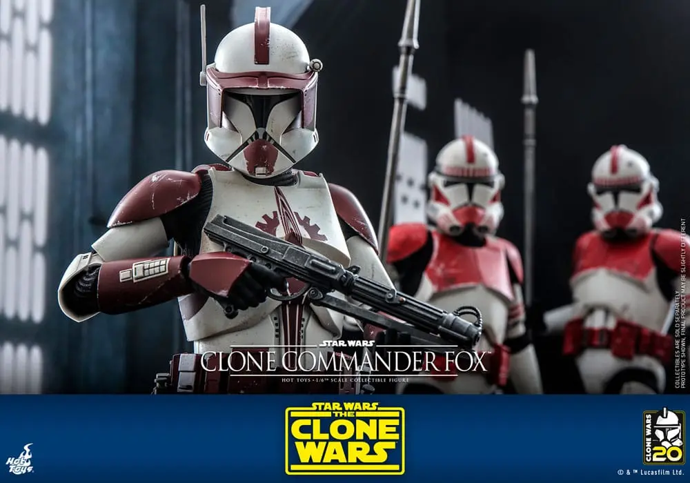 Star Wars: The Clone Wars Actionfigur 1/6 Clone Commander Fox 30 cm Produktfoto