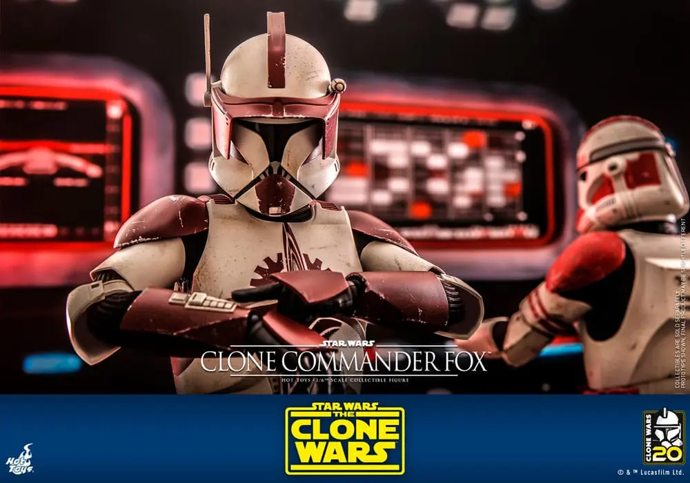 Star Wars: The Clone Wars Actionfigur 1/6 Clone Commander Fox 30 cm Produktfoto