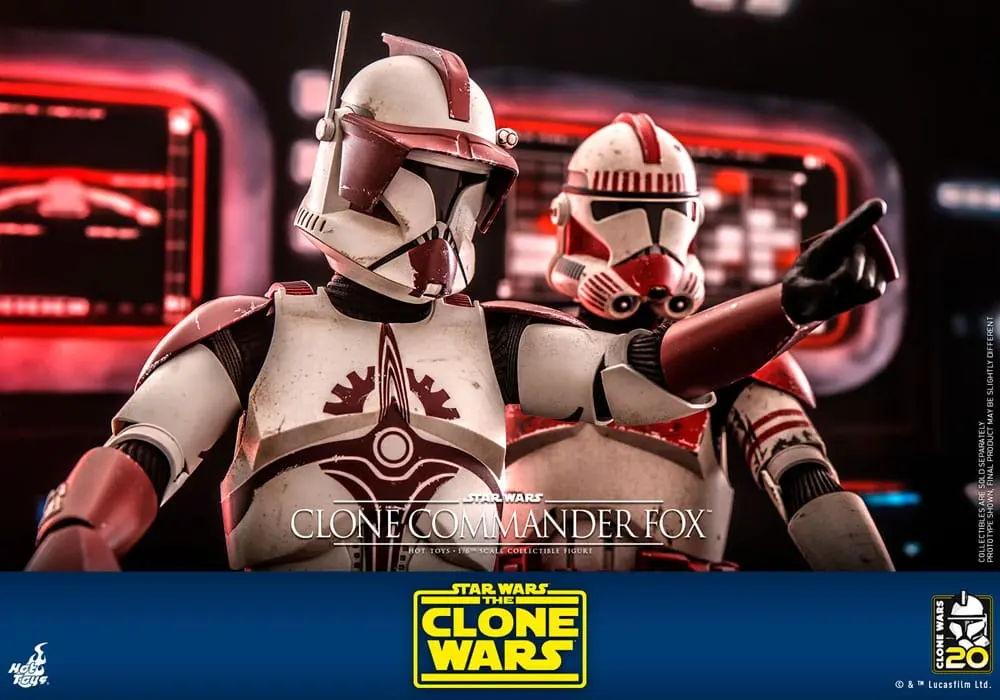 Star Wars: The Clone Wars Actionfigur 1/6 Clone Commander Fox 30 cm Produktfoto