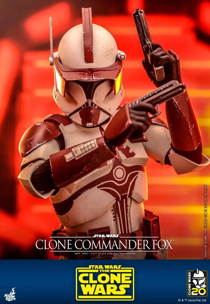 Star Wars: The Clone Wars Actionfigur 1/6 Clone Commander Fox 30 cm Produktfoto