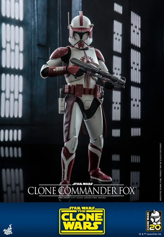 Star Wars: The Clone Wars Actionfigur 1/6 Clone Commander Fox 30 cm Produktfoto