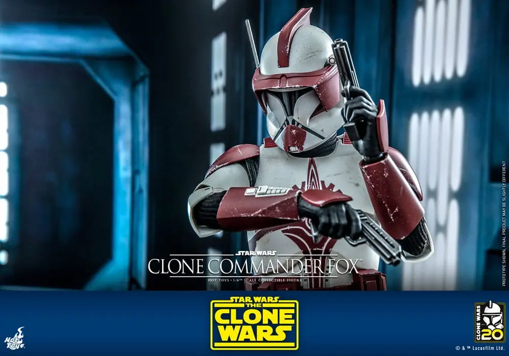Star Wars: The Clone Wars Actionfigur 1/6 Clone Commander Fox 30 cm Produktfoto