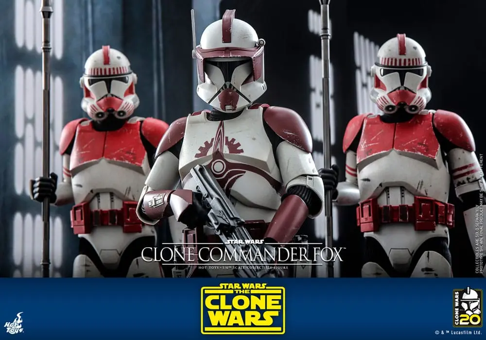 Star Wars: The Clone Wars Actionfigur 1/6 Clone Commander Fox 30 cm Produktfoto