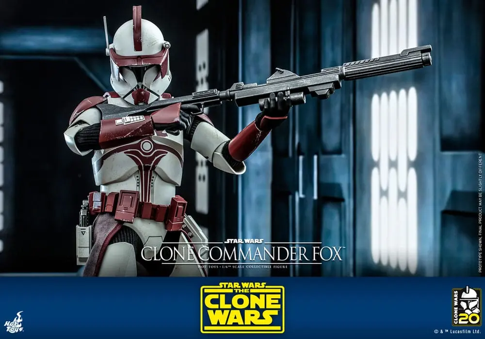Star Wars: The Clone Wars Actionfigur 1/6 Clone Commander Fox 30 cm Produktfoto