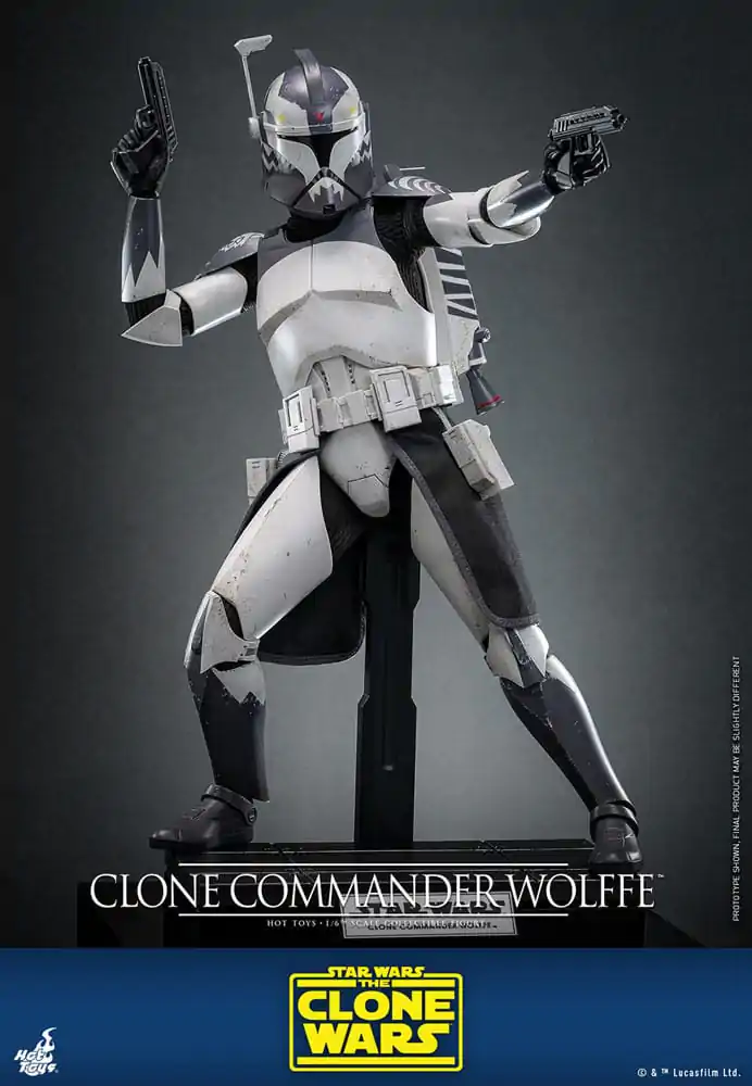 Star Wars: The Clone Wars Actionfigur 1/6 Clone Commander Wolffe 30 cm Produktfoto