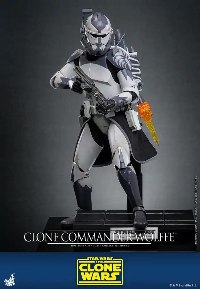 Star Wars: The Clone Wars Actionfigur 1/6 Clone Commander Wolffe 30 cm Produktfoto