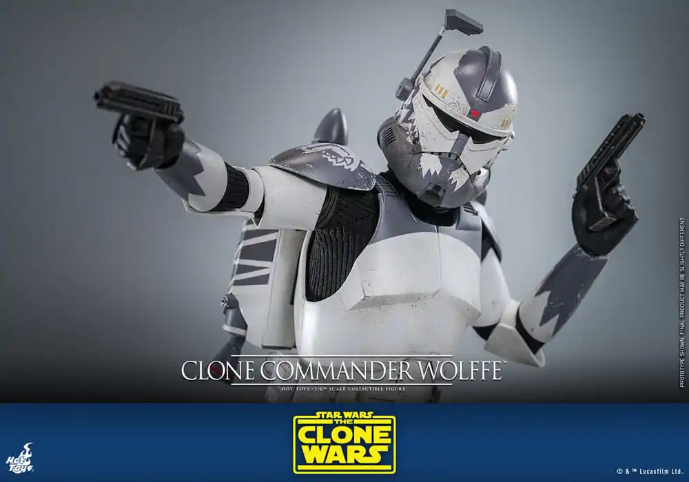 Star Wars: The Clone Wars Actionfigur 1/6 Clone Commander Wolffe 30 cm Produktfoto