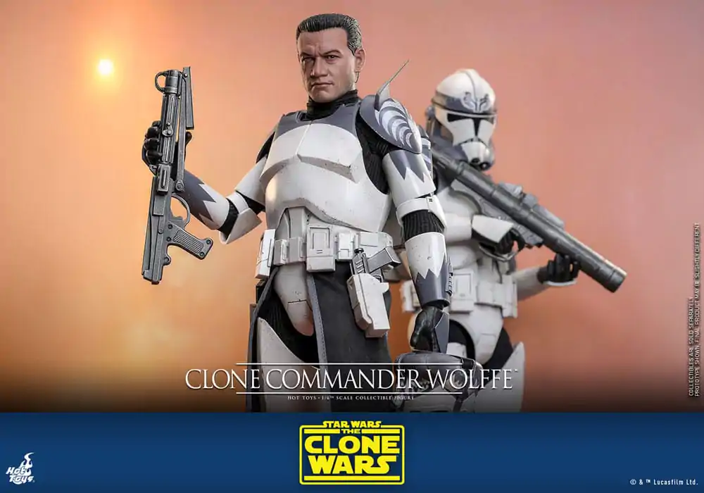 Star Wars: The Clone Wars Actionfigur 1/6 Clone Commander Wolffe 30 cm Produktfoto