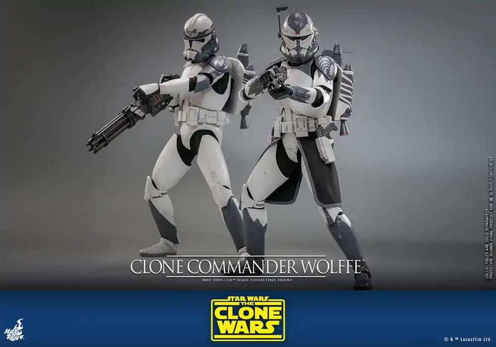 Star Wars: The Clone Wars Actionfigur 1/6 Clone Commander Wolffe 30 cm Produktfoto