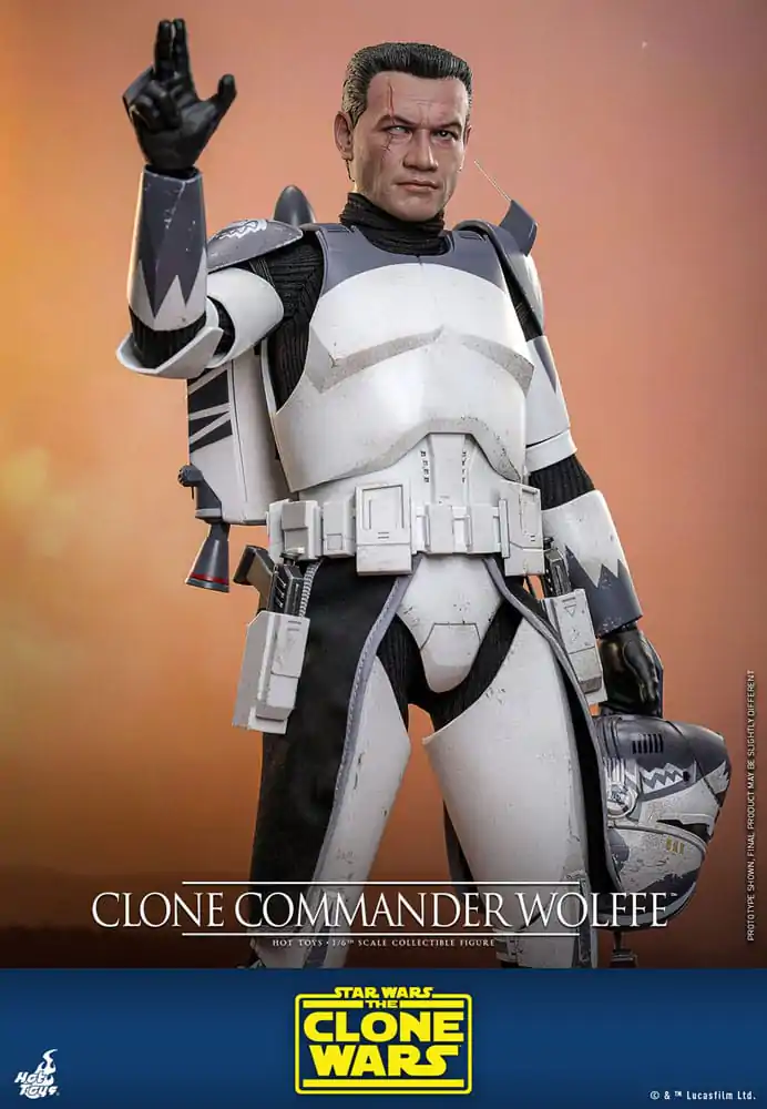 Star Wars: The Clone Wars Actionfigur 1/6 Clone Commander Wolffe 30 cm Produktfoto