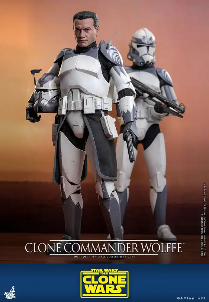 Star Wars: The Clone Wars Actionfigur 1/6 Clone Commander Wolffe 30 cm Produktfoto