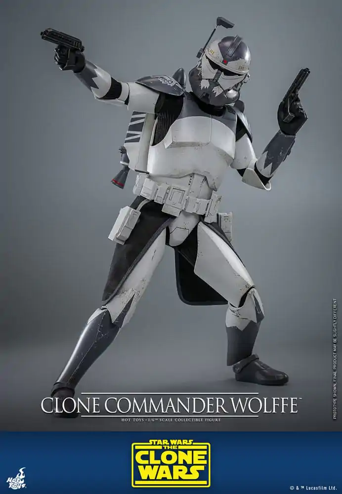 Star Wars: The Clone Wars Actionfigur 1/6 Clone Commander Wolffe 30 cm Produktfoto