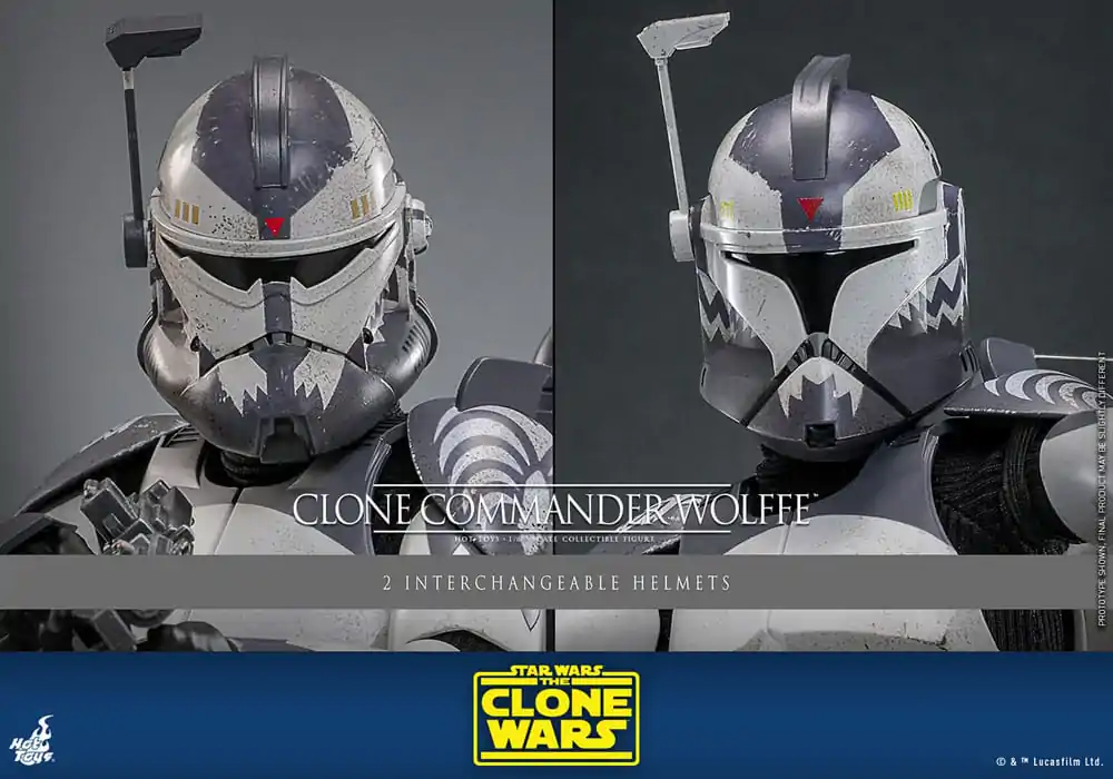 Star Wars: The Clone Wars Actionfigur 1/6 Clone Commander Wolffe 30 cm Produktfoto