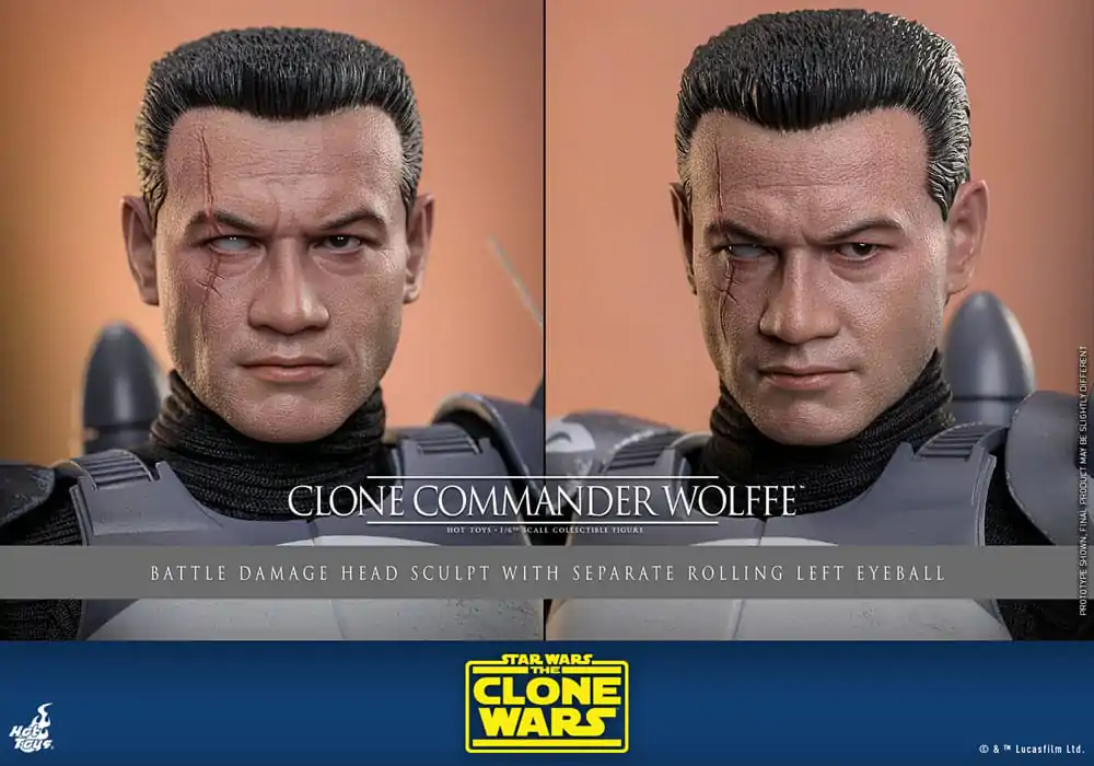 Star Wars: The Clone Wars Actionfigur 1/6 Clone Commander Wolffe 30 cm Produktfoto