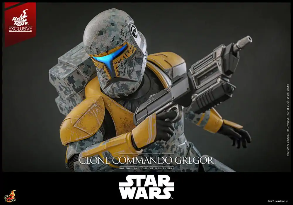 Star Wars: The Clone Wars Actionfigur 1/6 Clone Commando Gregor Hot Toys Exklusiv 30 cm Produktfoto