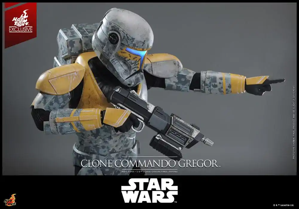 Star Wars: The Clone Wars Actionfigur 1/6 Clone Commando Gregor Hot Toys Exklusiv 30 cm Produktfoto