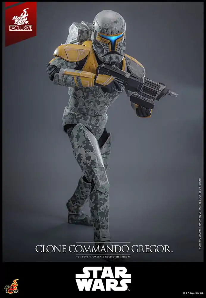 Star Wars: The Clone Wars Actionfigur 1/6 Clone Commando Gregor Hot Toys Exklusiv 30 cm Produktfoto