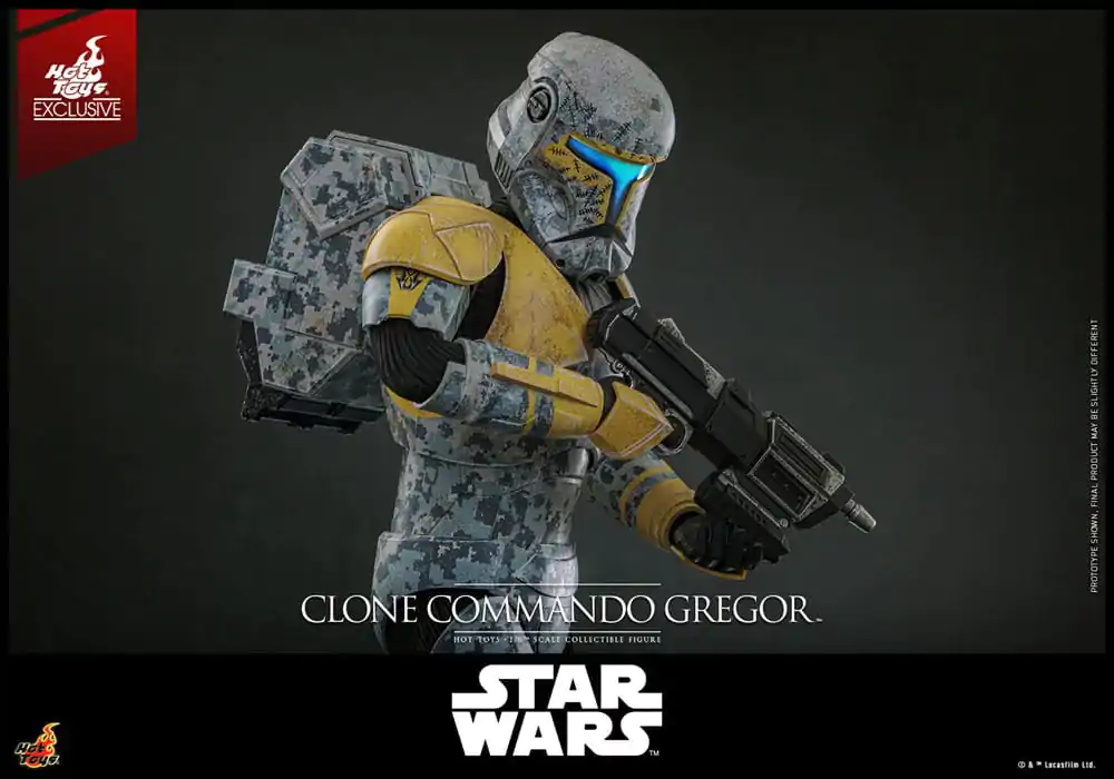 Star Wars: The Clone Wars Actionfigur 1/6 Clone Commando Gregor Hot Toys Exklusiv 30 cm Produktfoto
