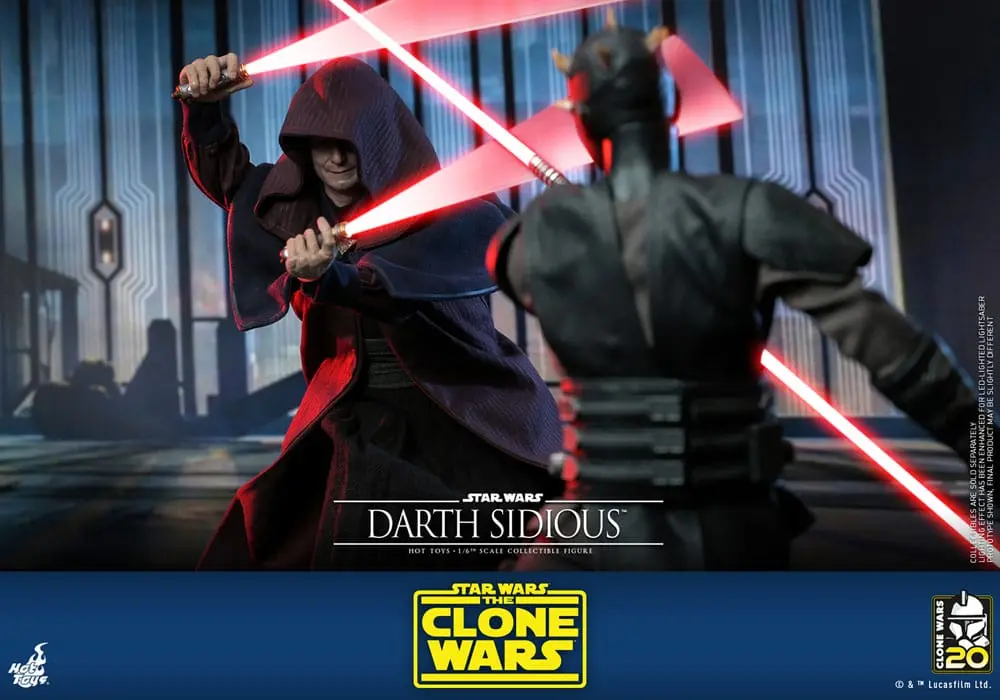 Star Wars: The Clone Wars Actionfigur 1/6 Darth Sidious 29 cm Produktfoto