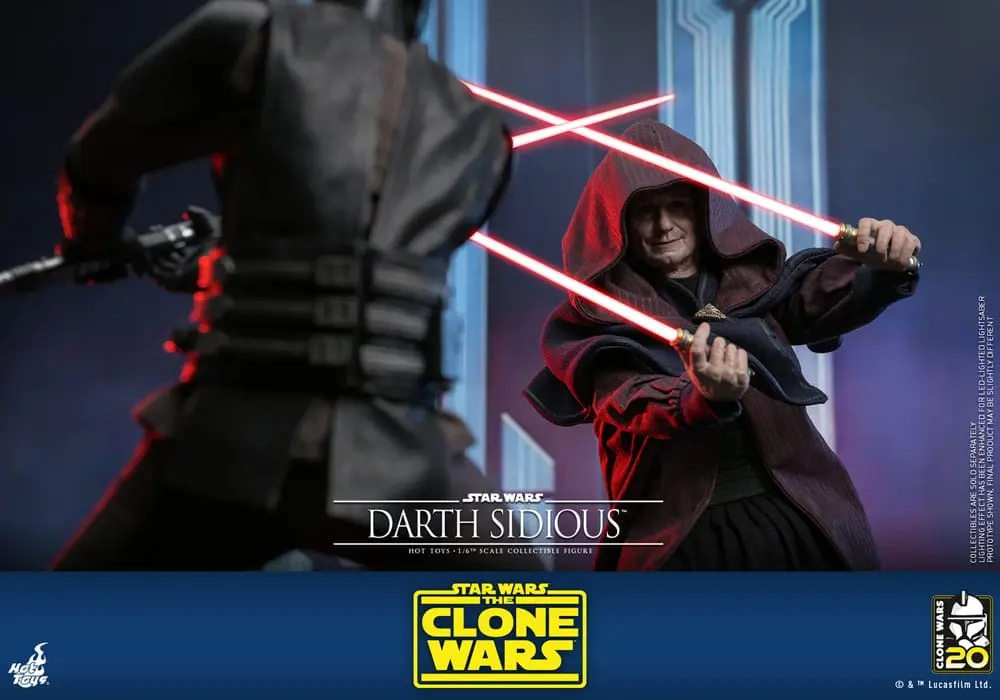 Star Wars: The Clone Wars Actionfigur 1/6 Darth Sidious 29 cm Produktfoto