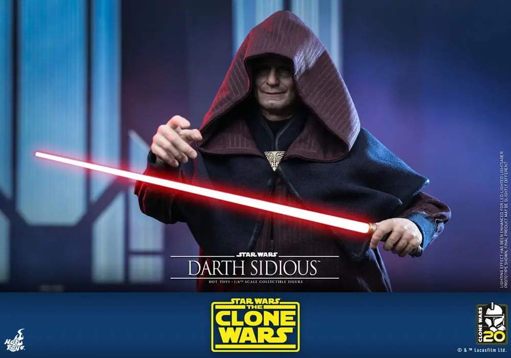Star Wars: The Clone Wars Actionfigur 1/6 Darth Sidious 29 cm Produktfoto