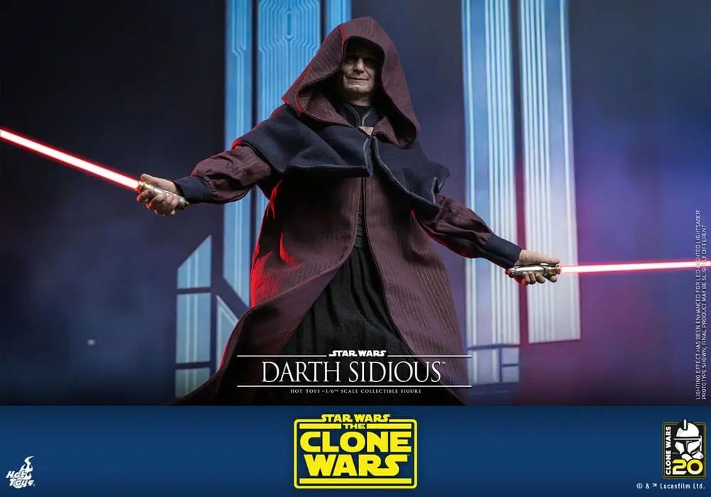 Star Wars: The Clone Wars Actionfigur 1/6 Darth Sidious 29 cm Produktfoto