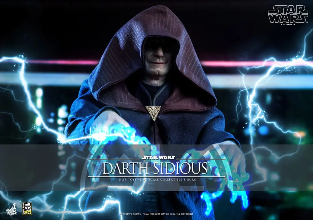 Star Wars: The Clone Wars Actionfigur 1/6 Darth Sidious 29 cm Produktfoto