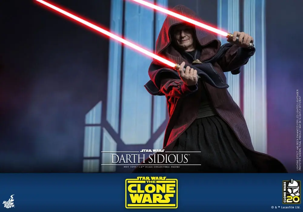 Star Wars: The Clone Wars Actionfigur 1/6 Darth Sidious 29 cm Produktfoto