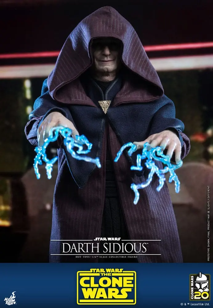 Star Wars: The Clone Wars Actionfigur 1/6 Darth Sidious 29 cm Produktfoto
