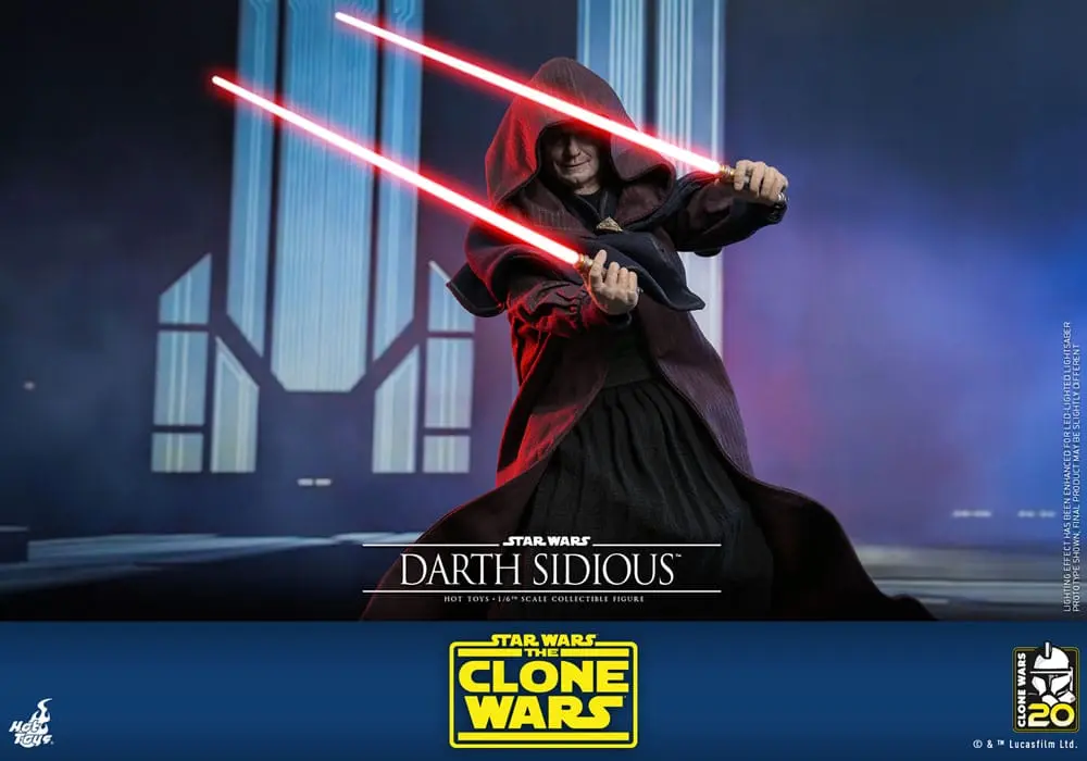 Star Wars: The Clone Wars Actionfigur 1/6 Darth Sidious 29 cm Produktfoto