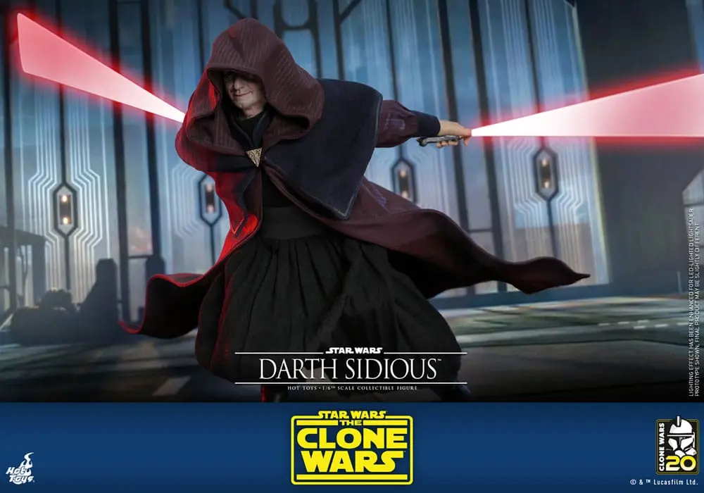 Star Wars: The Clone Wars Actionfigur 1/6 Darth Sidious 29 cm Produktfoto
