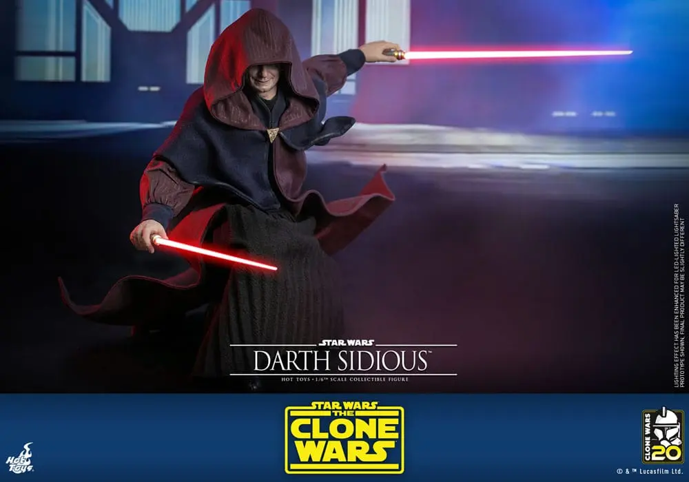 Star Wars: The Clone Wars Actionfigur 1/6 Darth Sidious 29 cm Produktfoto