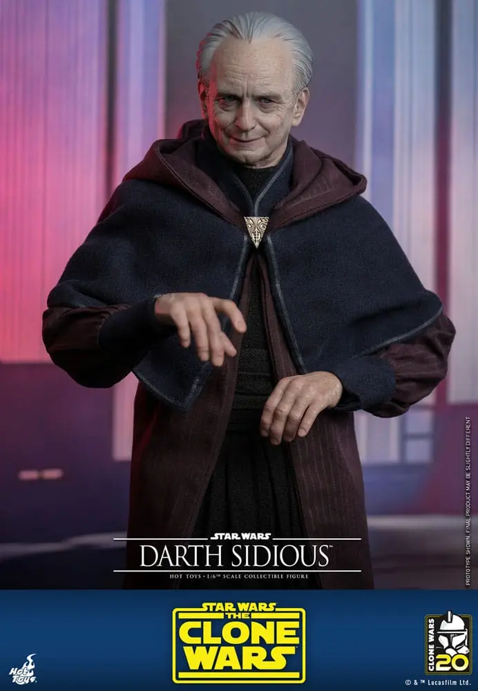 Star Wars: The Clone Wars Actionfigur 1/6 Darth Sidious 29 cm Produktfoto
