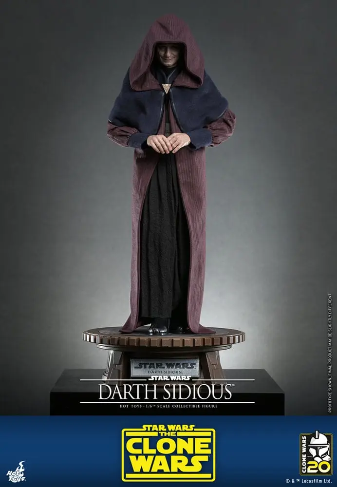 Star Wars: The Clone Wars Actionfigur 1/6 Darth Sidious 29 cm Produktfoto