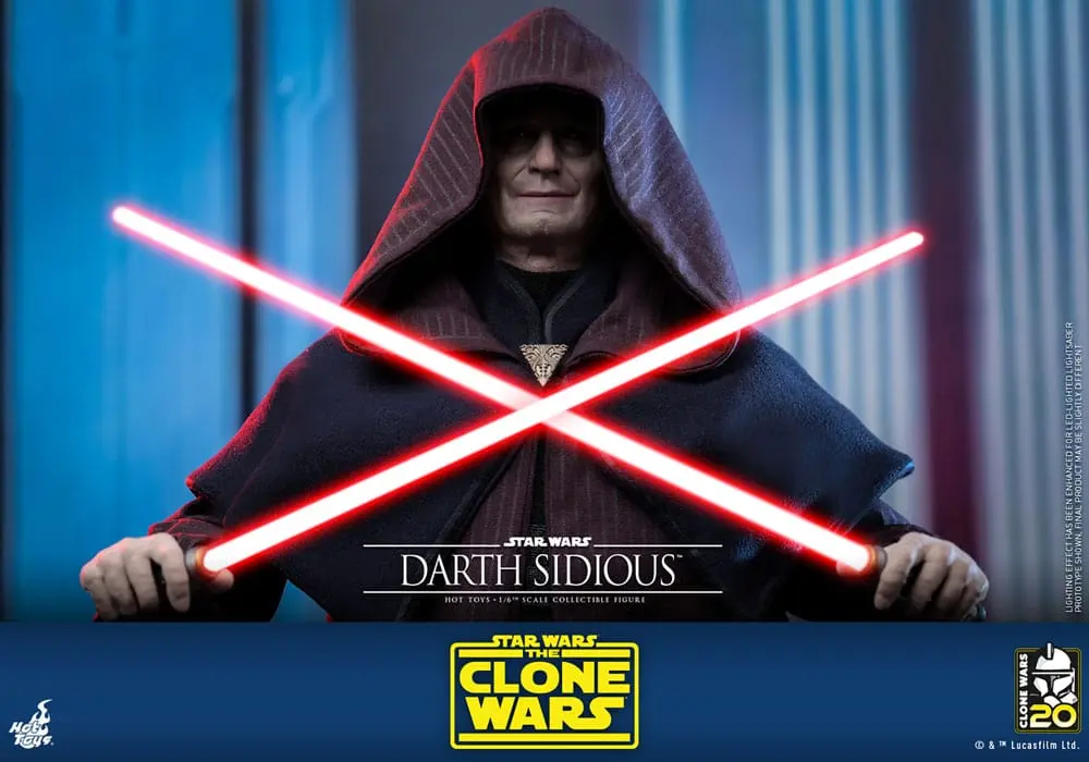 Star Wars: The Clone Wars Actionfigur 1/6 Darth Sidious 29 cm Produktfoto