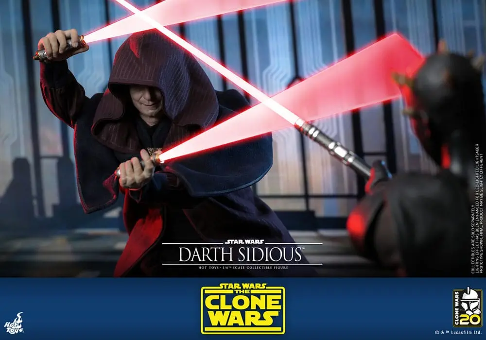 Star Wars: The Clone Wars Actionfigur 1/6 Darth Sidious 29 cm Produktfoto