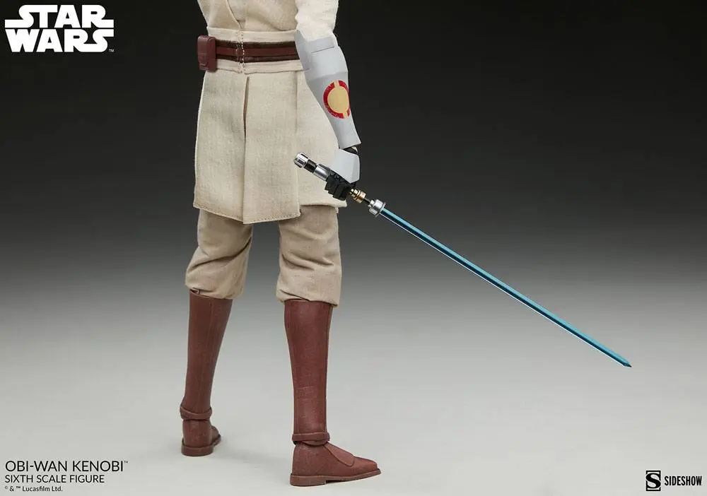 Star Wars The Clone Wars Actionfigur 1/6 Obi-Wan Kenobi 30 cm termékfotó