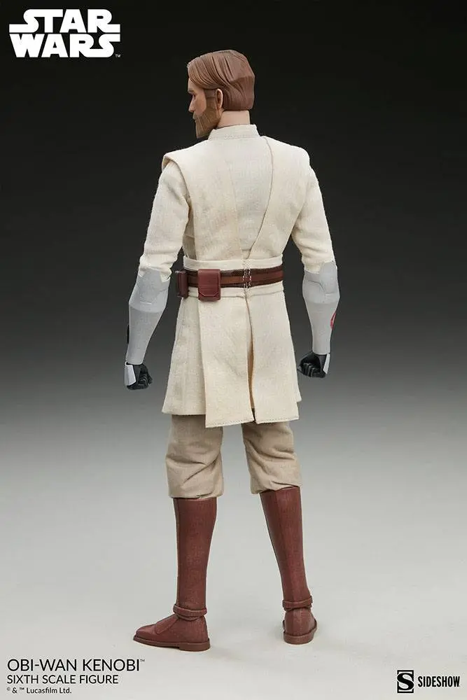 Star Wars The Clone Wars Actionfigur 1/6 Obi-Wan Kenobi 30 cm termékfotó