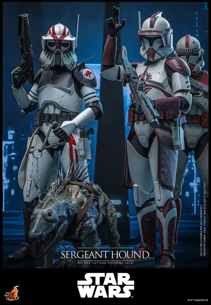 Star Wars: The Clone Wars Action-Figur 1/6 Sergeant Hound 30 cm Produktfoto