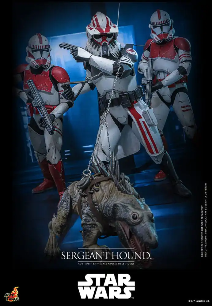 Star Wars: The Clone Wars Action-Figur 1/6 Sergeant Hound 30 cm Produktfoto