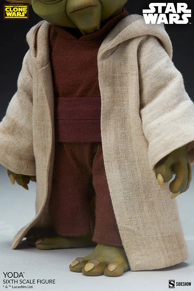Star Wars The Clone Wars Actionfigur 1/6 Yoda 14 cm Produktfoto
