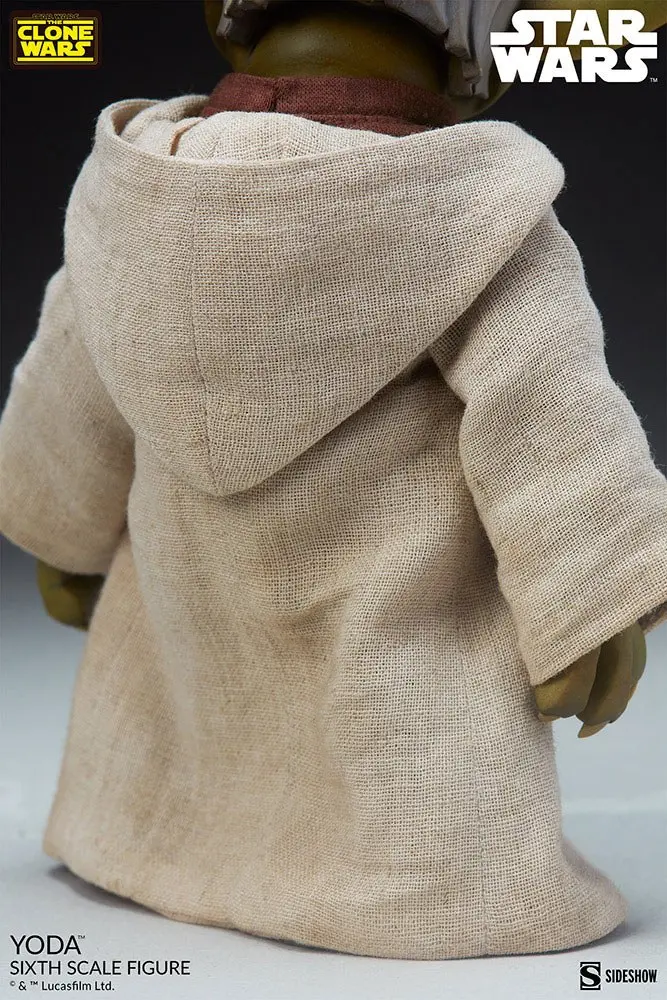 Star Wars The Clone Wars Actionfigur 1/6 Yoda 14 cm Produktfoto